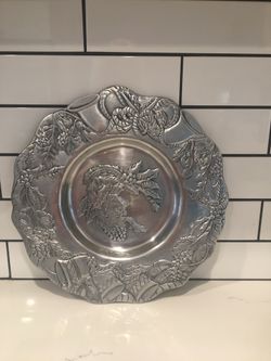 Arthur Court pewter Serving Platter
