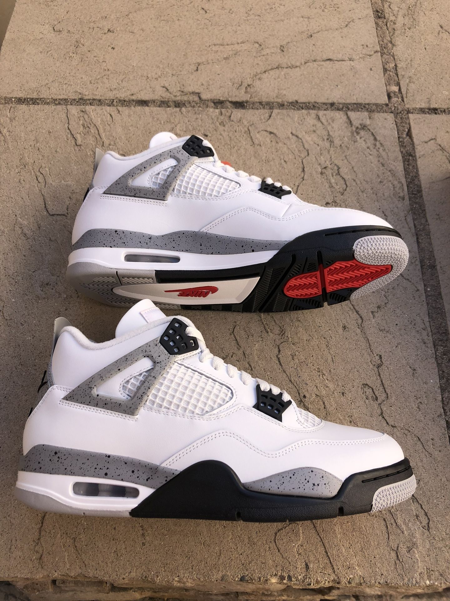 New Nike Air Jordan 4 Retro White Cement Men’s 10.5 12