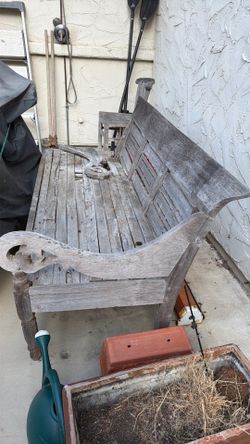 Teak bench from Bali
