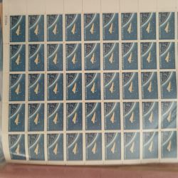 Full Sheet 50x 4¢ Project Mercury Stamps 1962 U.S. Scott #1193 MNH Space #27067