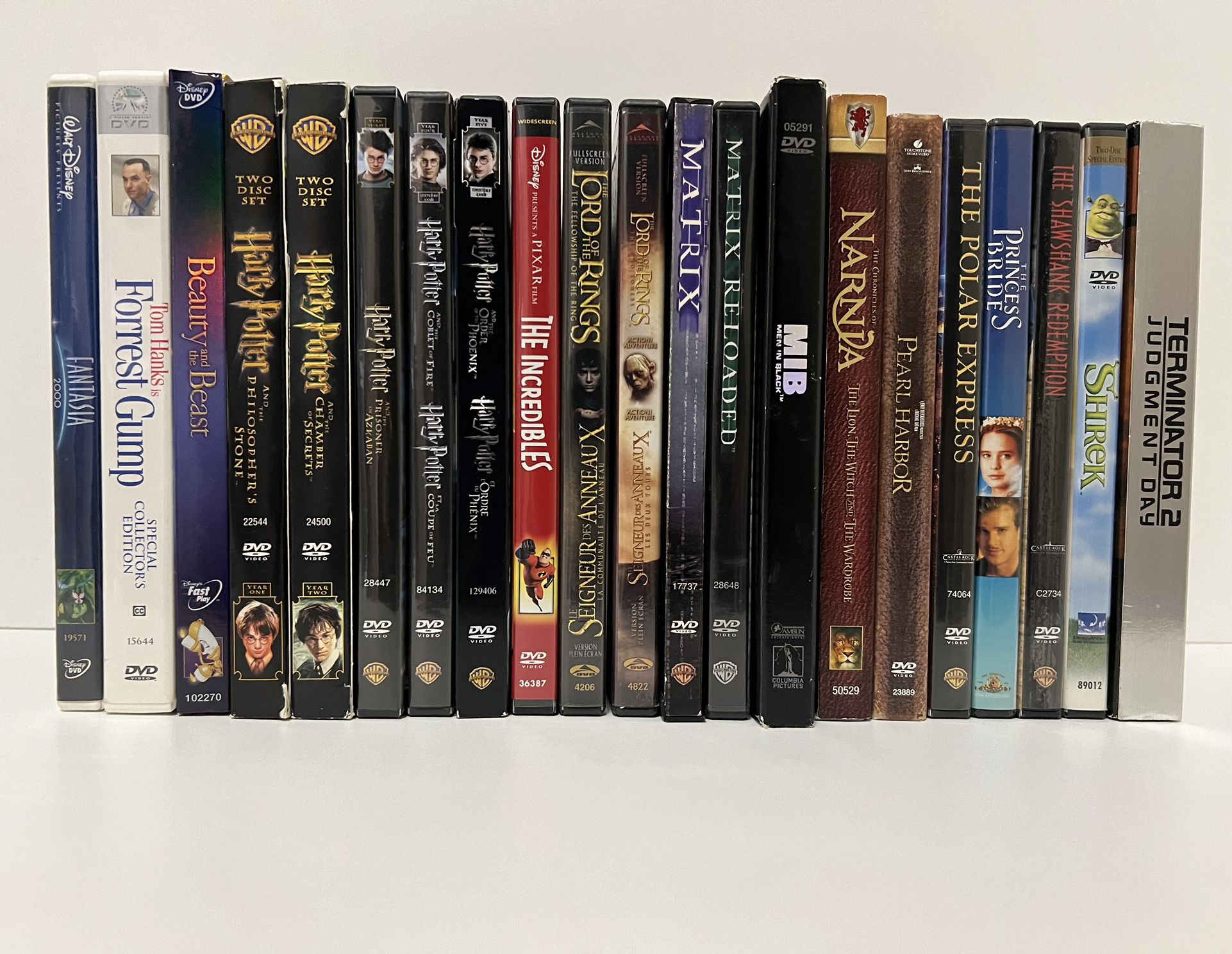 Lot Of 21 Movies (Harry Potter, Lord Of The Rings, Matrix)