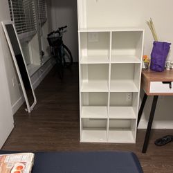 Book Shelf Built Student White UC Davis Area 