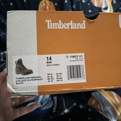 Timberland 6 Inch Lace Waterproof Boot Size 14 
