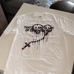 Rosary Awful Lot Of Cough Syrup Tee