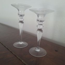 Crystal Candlesticks