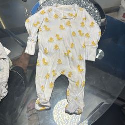 Organic Cotton Sleep And Play Sipper Onesie $2