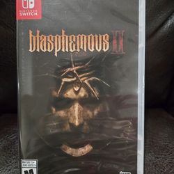 New Sealed Blasphemous 2 Nintendo Switch Game