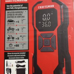 Craftsman Took Bundle -cordless Inflator + 3 Pc Pry Bar Set 
