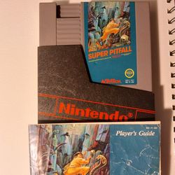 NES Super Pitfall 5 Screw With Manual