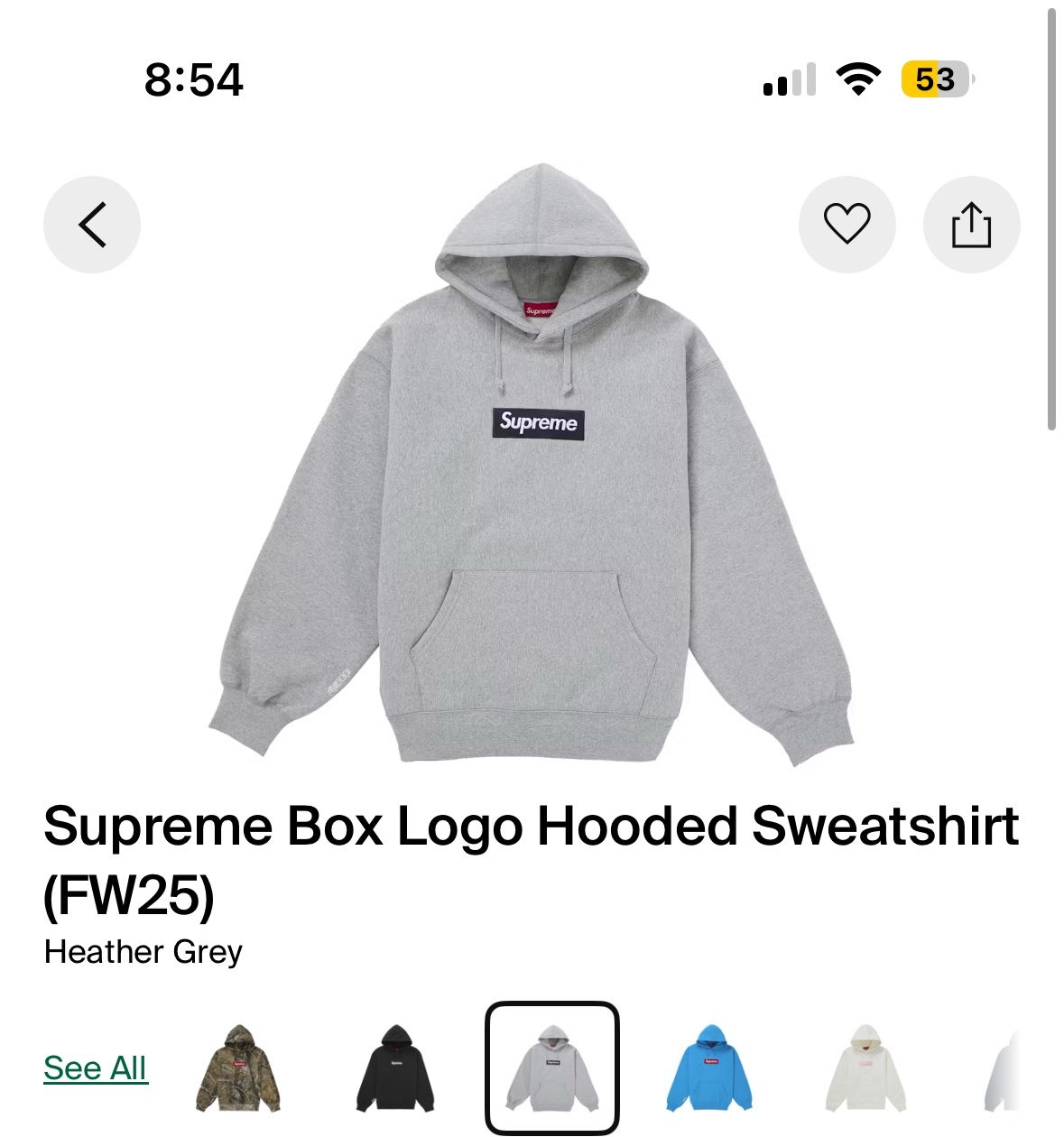 Supreme Box Logo hoodie