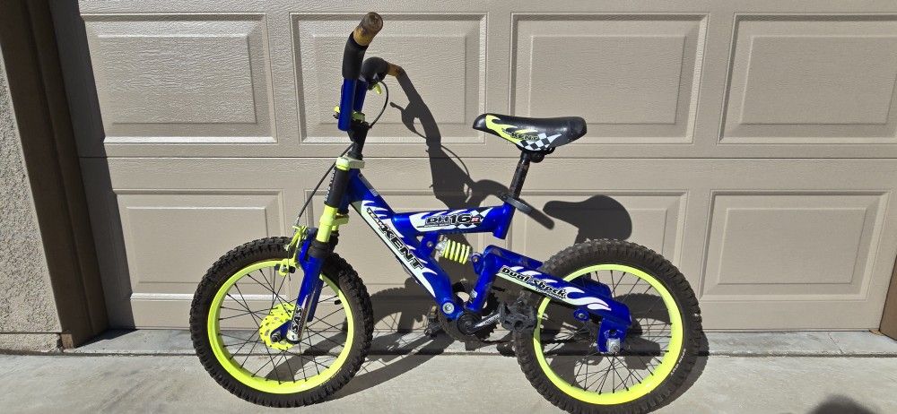 Kent DH16R 16″ Dual-Shock Kids Mountain/Downhill Bike