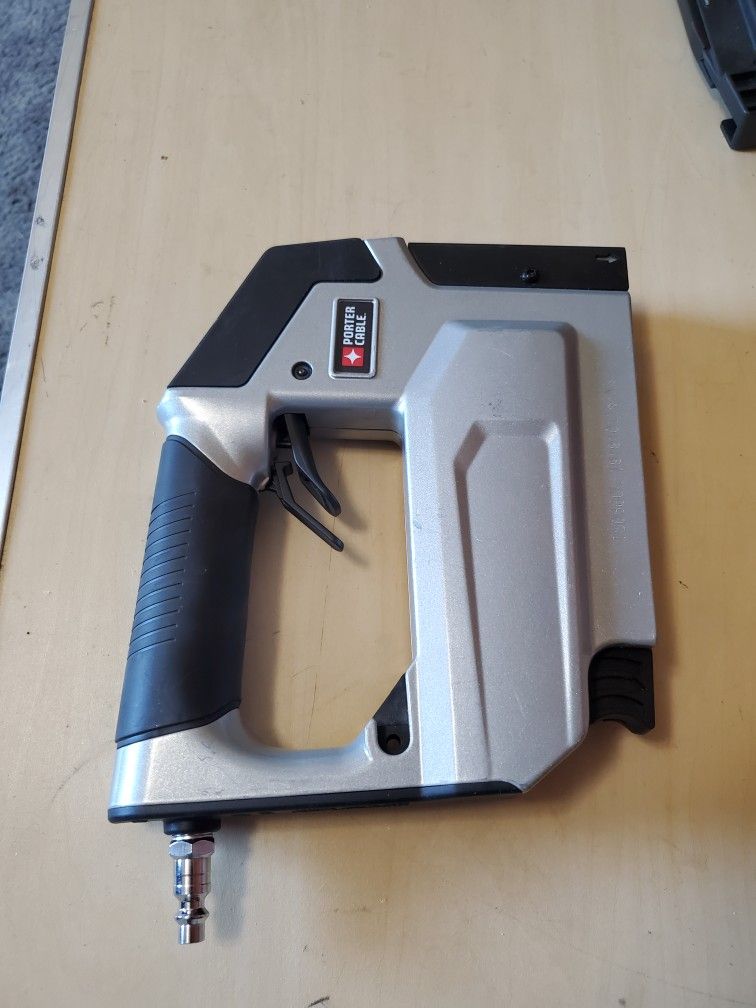 Porter-Cable Pneumatic Air Crown Brad Stapler Gun In Great Working Condition