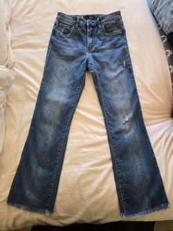 KUT from the Kloth Kelsey Fab Ab High Rise Ankle Flare Jeans - Size 00