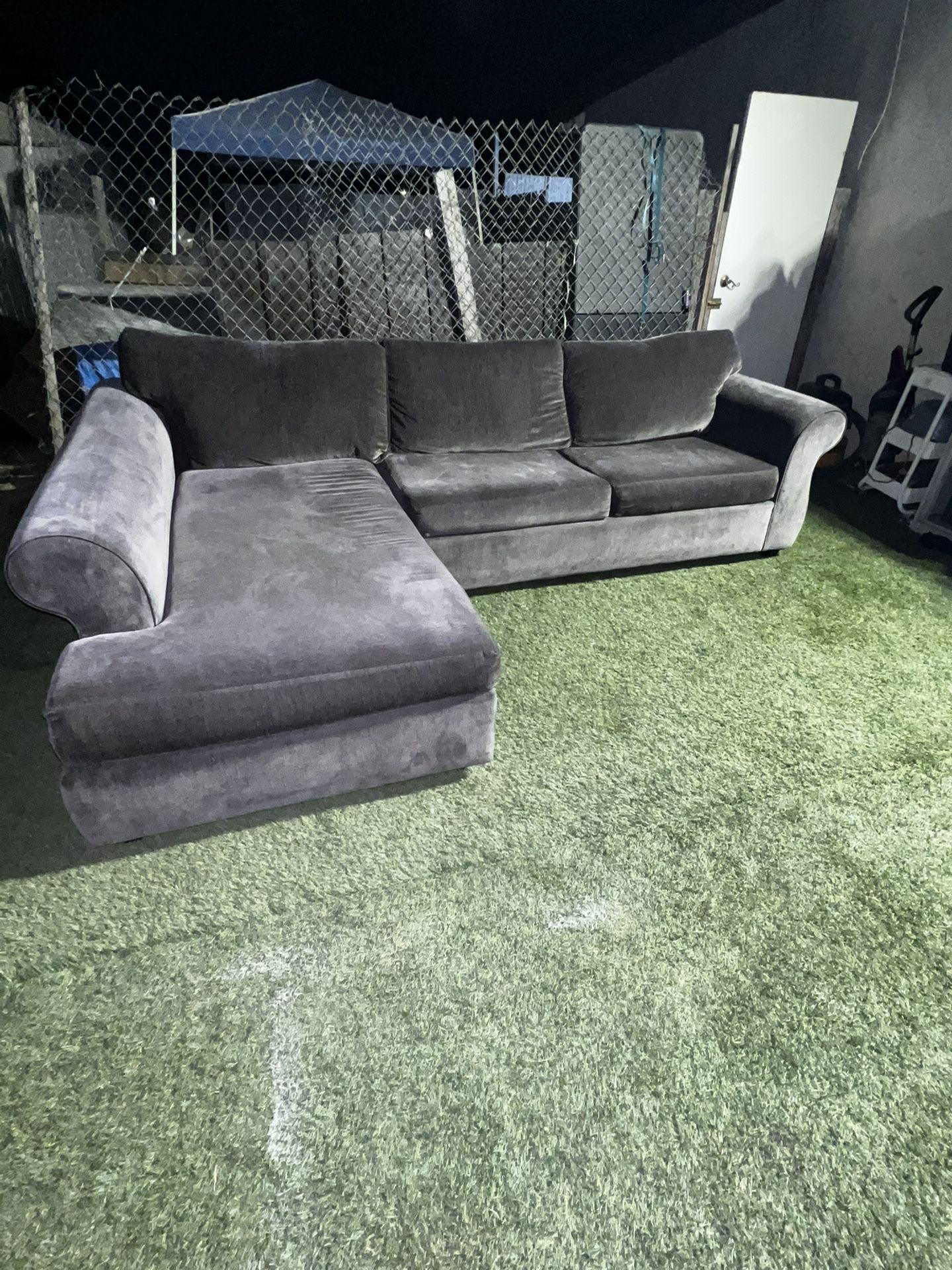 Charcoal Gray Sectional Couch