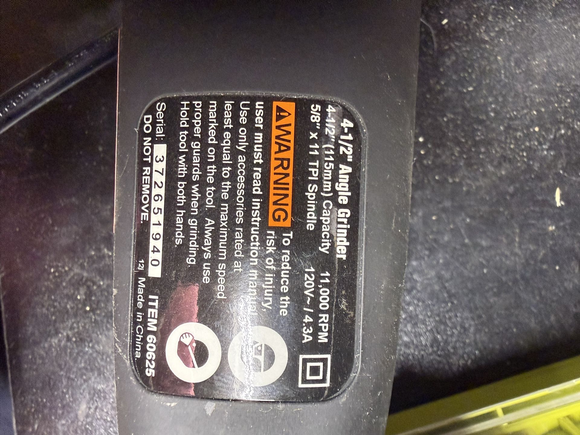 Electric Angle Grinder