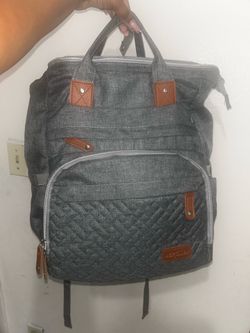 Gray Baby Bag