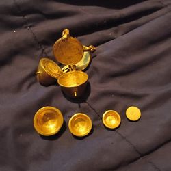 Antique Brass Weights 