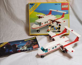 Lego set 6356 Med Star Rescue Plane Complete!