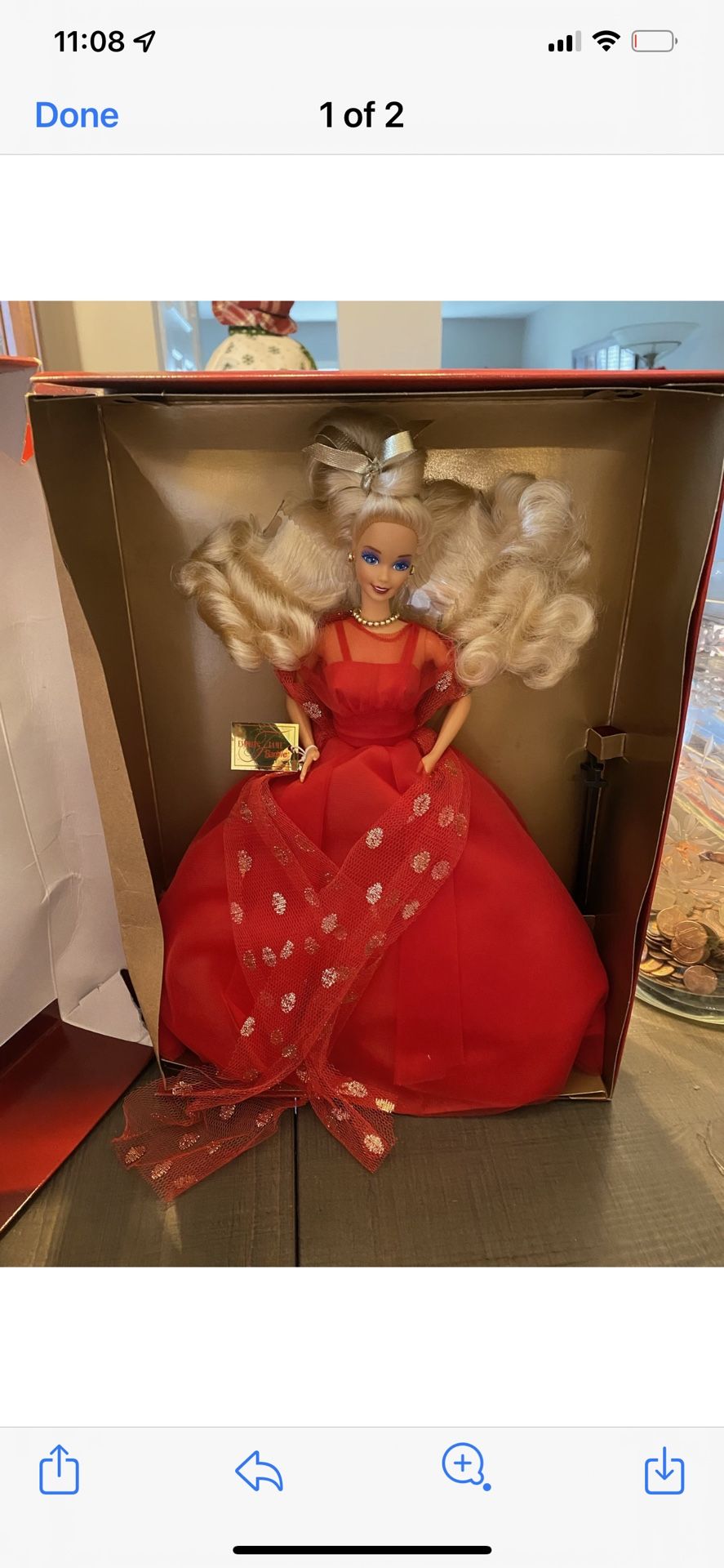 Collectible Holiday Barbie New In Box