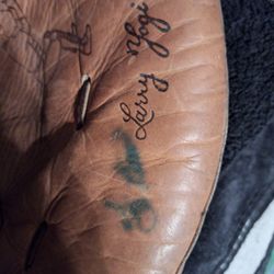 Yogi Berra Signed Autograph Spaulding Glove Mitt