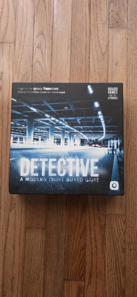 Detective Modern Crime Board Gameused