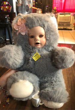 Snow bunny collected doll