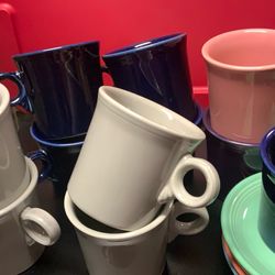 FIESTA WARE 14 CUPS AND 4 Saucers
