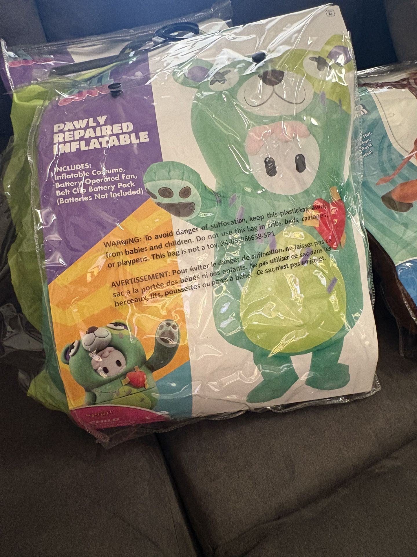 Kids Pawly Repaired Inflatable Costume - Fall Guys