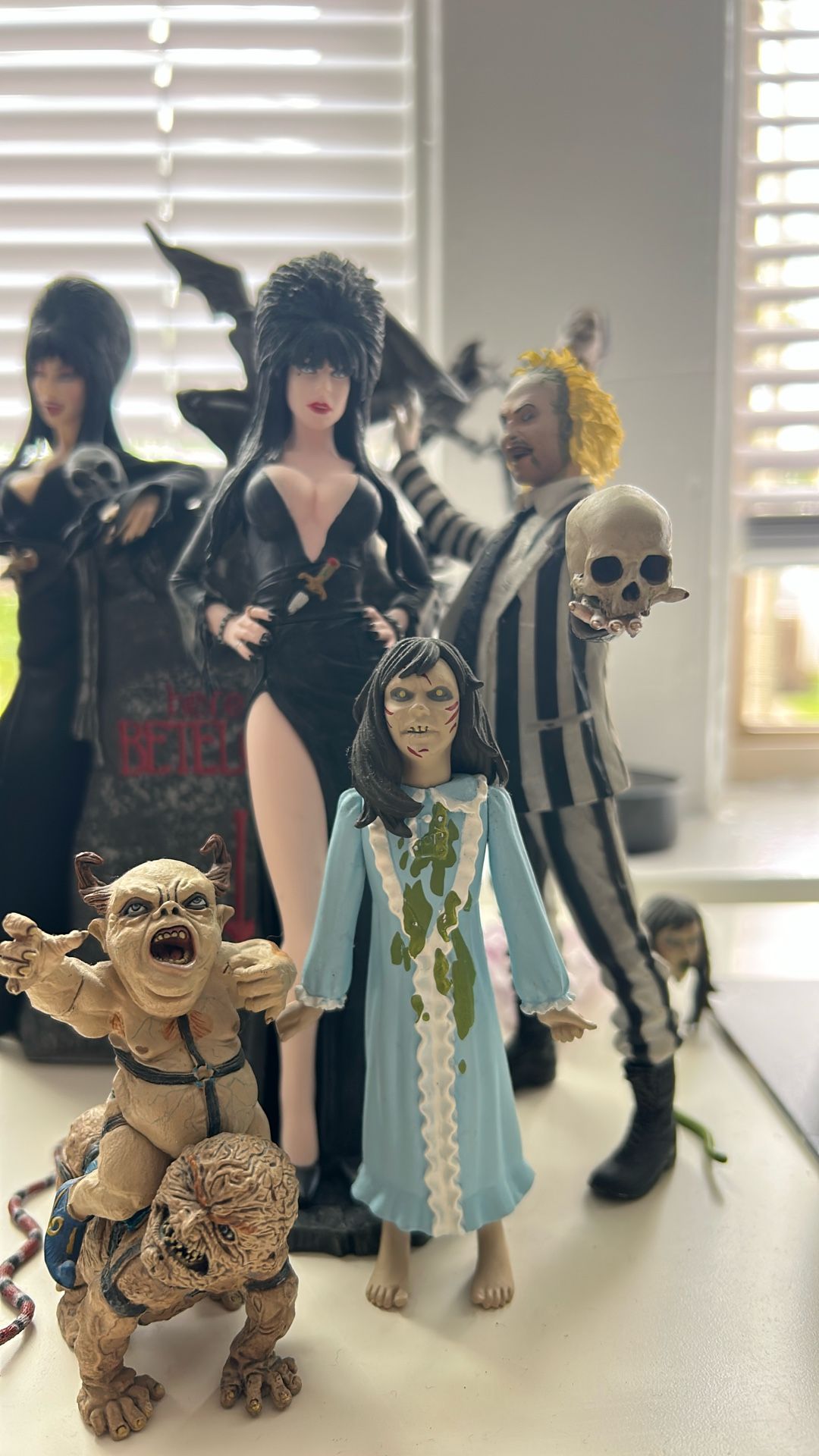 Beetlejuice And Elvira With Regan