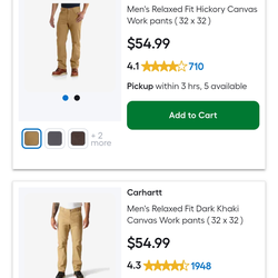 Carthartt works pants