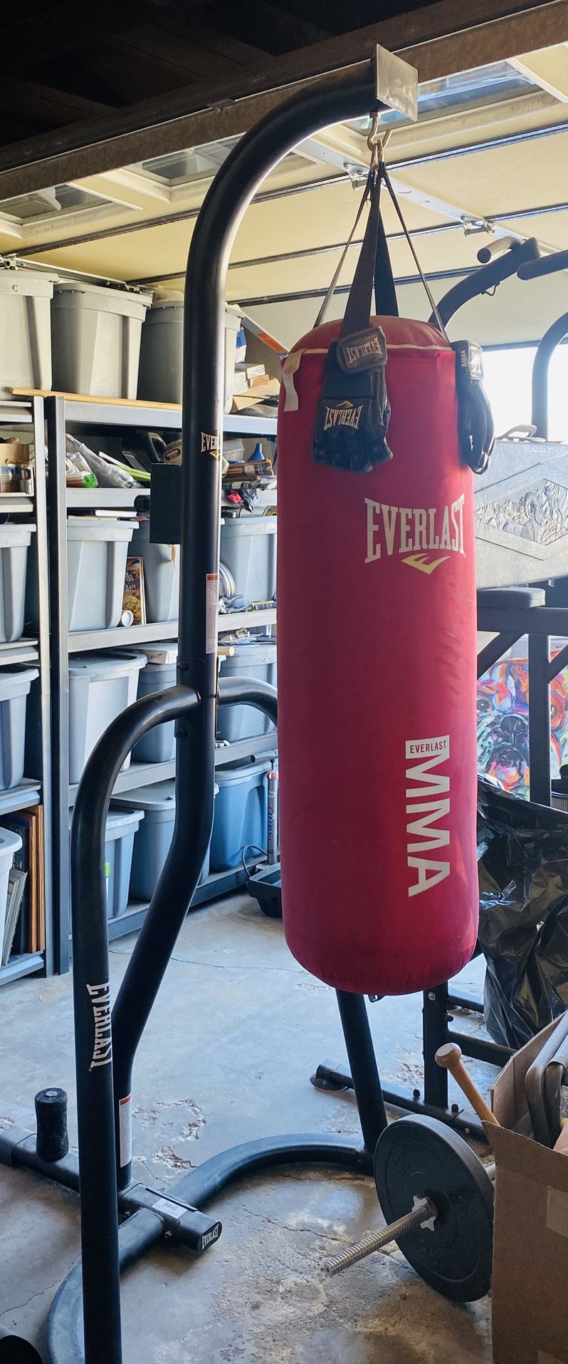 Everlast Punching Bag With Stand