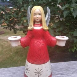RARE VINTAGE 1966 Angel Candle Holder W. Goebel West Germany Home Decor