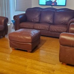 Sofas Couch Leather Set