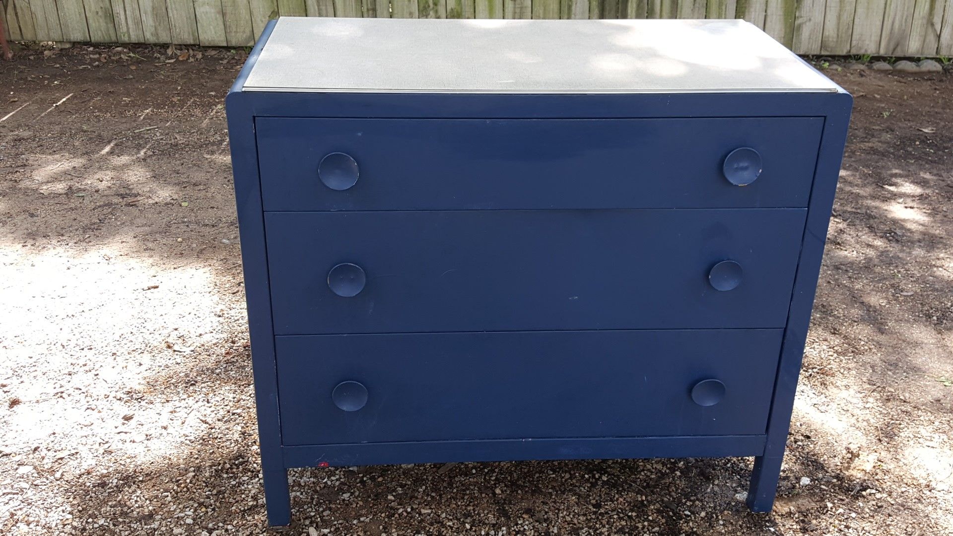 Vintage Metal Dresser Chest Simmons Furniture
