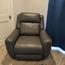 BRIDGET GREY POWER WALLAWAY RECLINER, HEADREST, LUMBAR