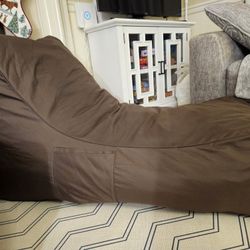 Lounge Beanbag Chair (Microfiber) Brown 
