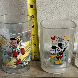 Disney Collectible Glasses Donald Mickey Goofy etc $10 for All xox
