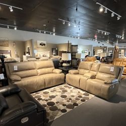 Power Reclining Sofa And Loveseat