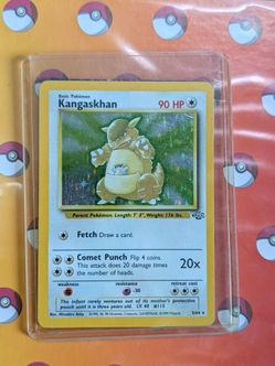 Pokemon Card--Holographic Kangaskhan