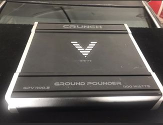 12" Gravity subs + 1100 watt crunch amp
