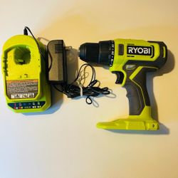 18v Ryobi One+ 1/2" Drill Driver 18 volt Model PCL206 0k5 (with charger) Pre Owned 