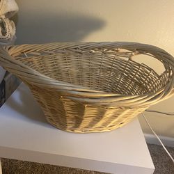 2 Wood Baskets 