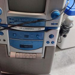 Karaoke singing machine with microphone 