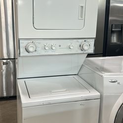 One Piece Stackable Gas  Washer And Dryer Set