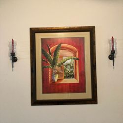 Wall Art With Candles. $45 Obo