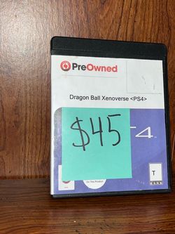 Dragon Ball Xenoverse PlayStation Video Game PS4 ps5