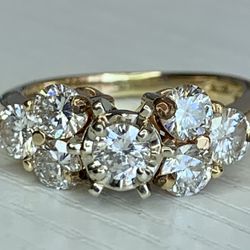 2Ct Natural Diamond & 14Kt Gold Ring Special!