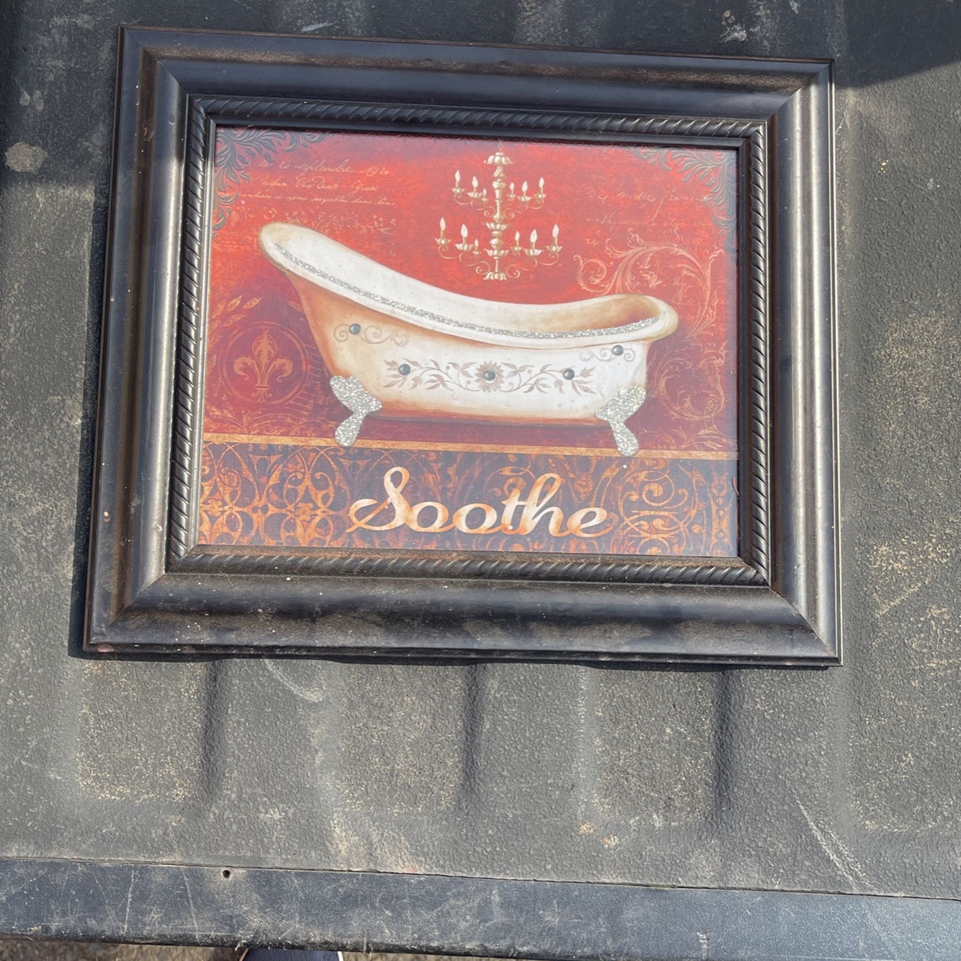 Cuadro Pequeño Para Decorar Un Baño