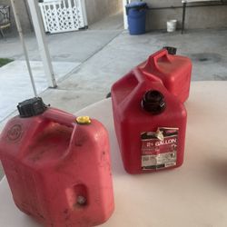 Gasoline Conteners 2 Gall Ea $5:00 Dollars Each. 