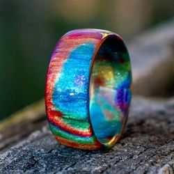 New Multicolor Ring Size 8